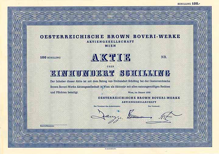 Österreichische Brown Boveri-Werke AG