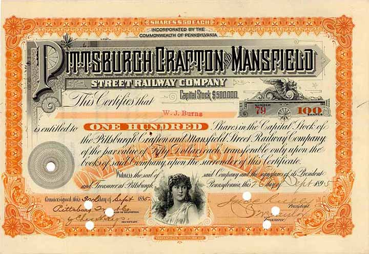 Pittsburgh Crafton & Mansfield Street Railway