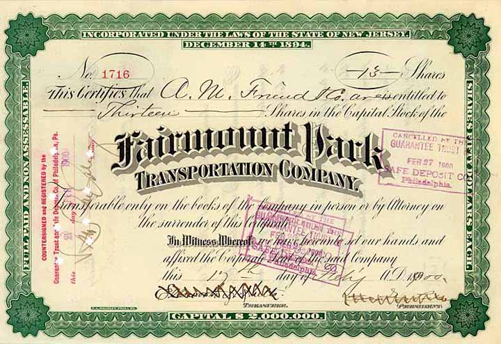 Fairmount Park Transportation Co.