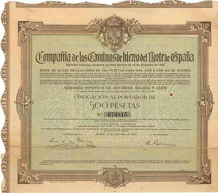 Cia. de los Caminos de Hierro del Norte de Espana S.A.