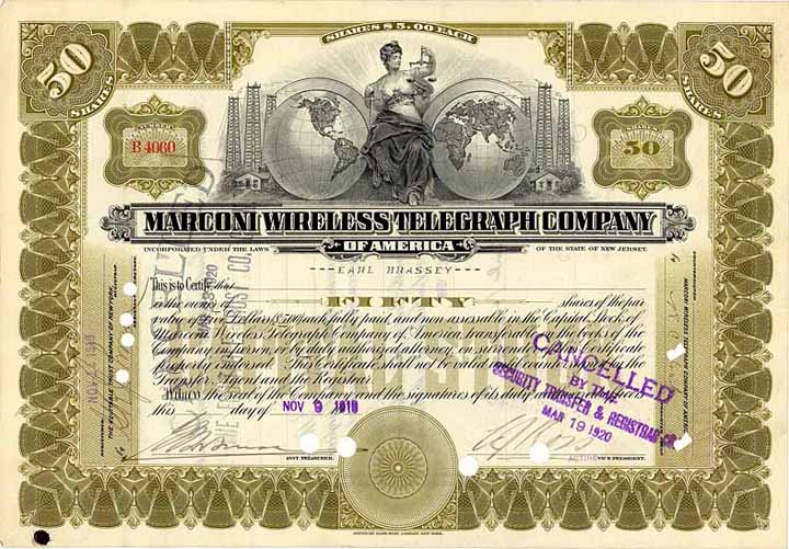 Marconi Wireless Telegraph Co. of America