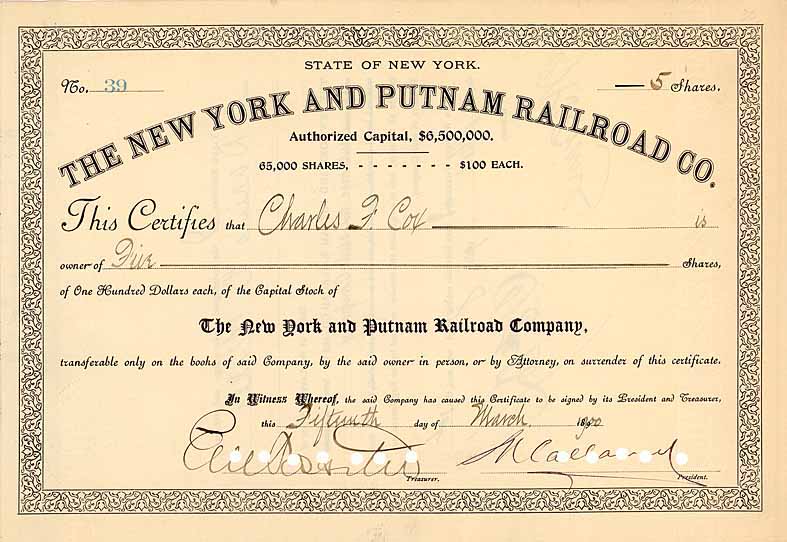 New York & Putnam Railroad
