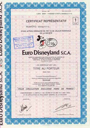 Euro Disneyland S.C.A.