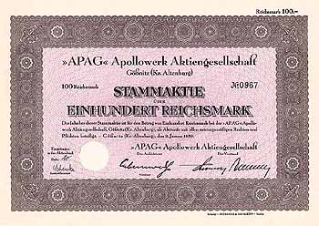APAG Apollowerk AG