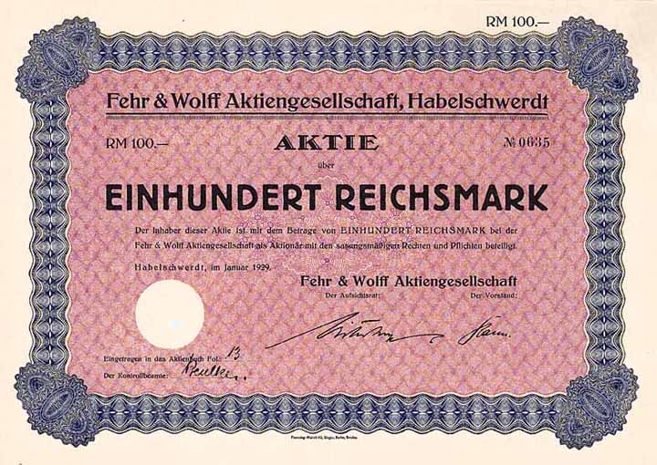 Fehr & Wolff AG