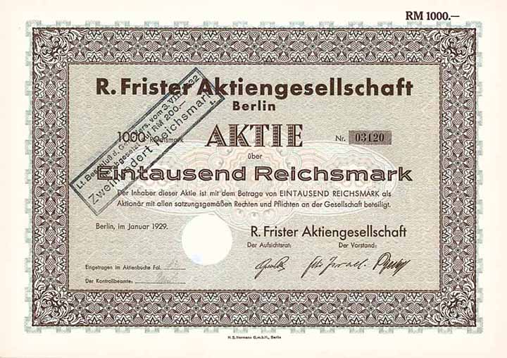 R. Frister AG