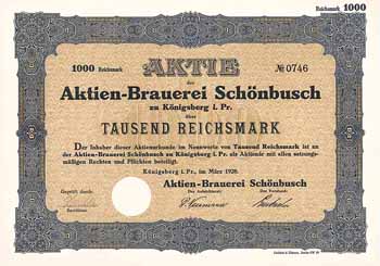 Aktien-Brauerei Schönbusch