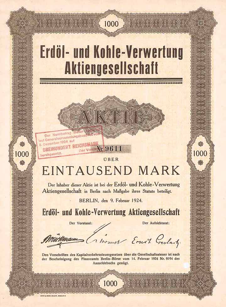 Erdöl- und Kohle-Verwertung AG