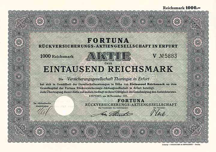 Fortuna Rückversicherungs-AG