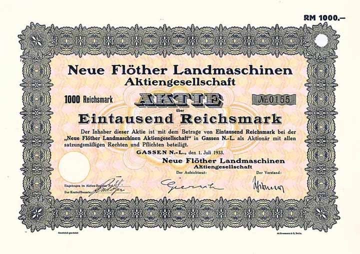 Neue Flöther Landmaschinen AG