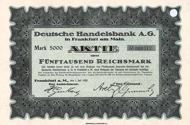 Deutsche Handelsbank AG