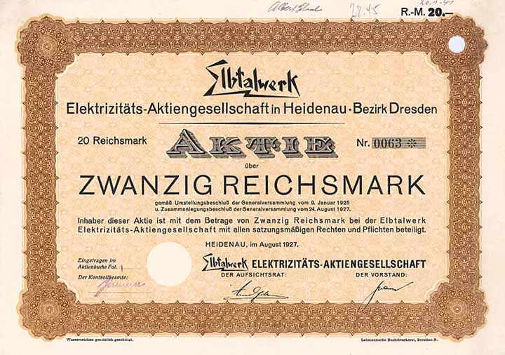 Elbtalwerk Elektrizitäts-AG