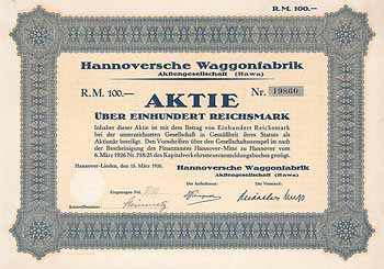 Hannoversche Waggonfabrik AG (Hawa)