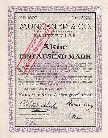 Münckner & Co. AG