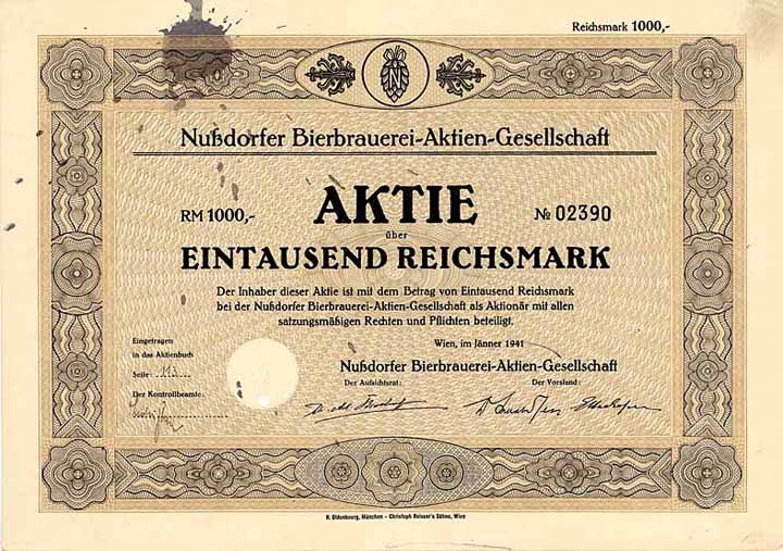 Nußdorfer Bierbrauerei AG