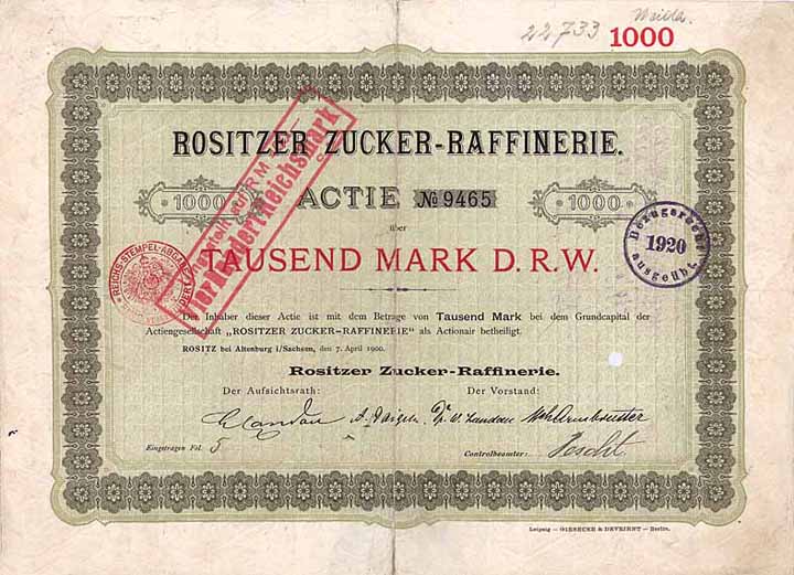 Rositzer Zucker-Raffinerie