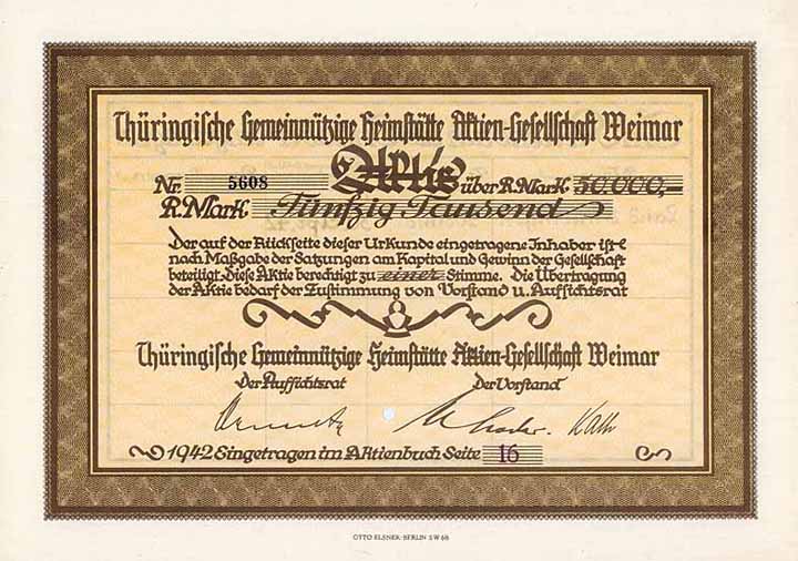 Thüringische Gemeinnützige Heimstätte AG