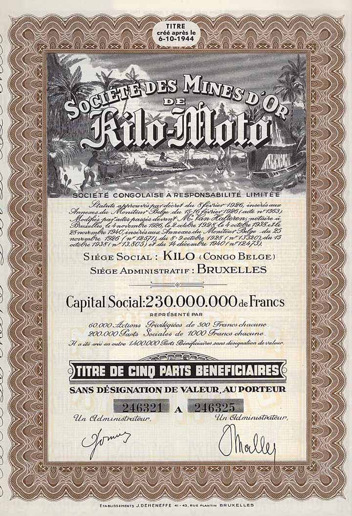 Société des Mines d'Or de Kilo-Moto