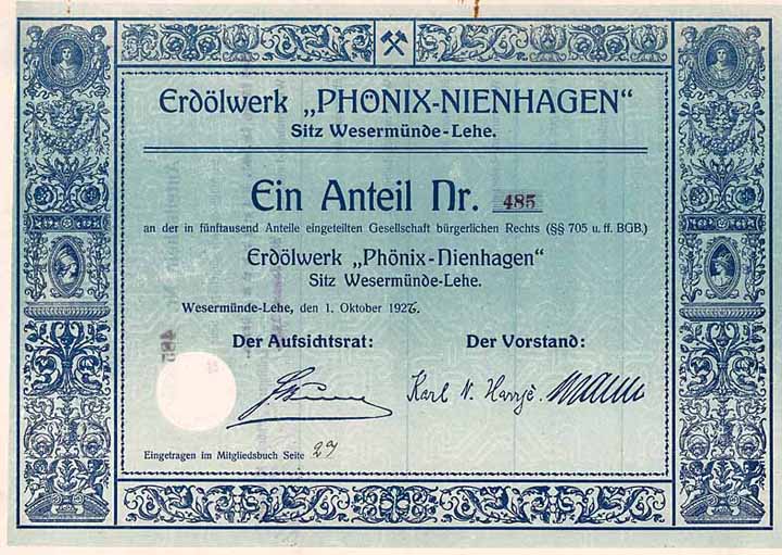 Erdölwerk "Phönix-Nienhagen"