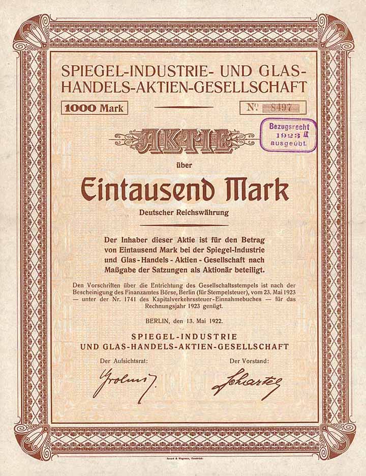 Spiegel-Industrie- und Glas-Handels-AG