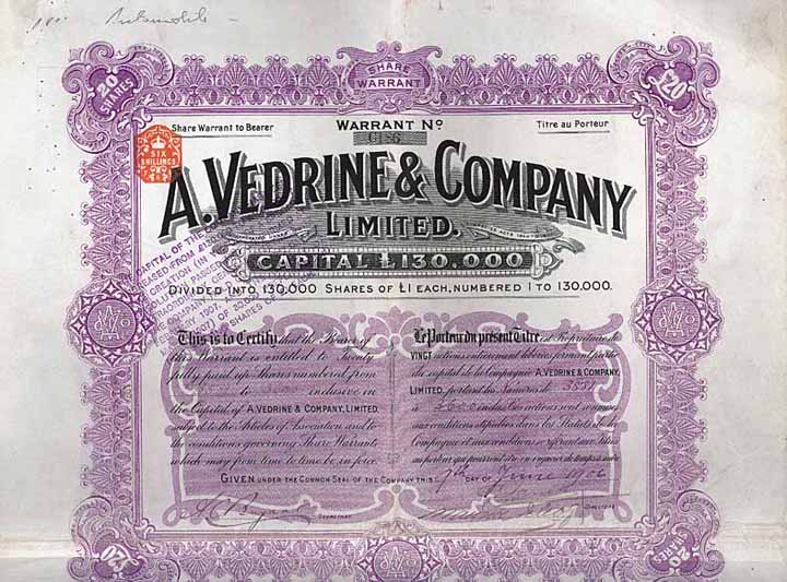 A. Vedrine & Co.