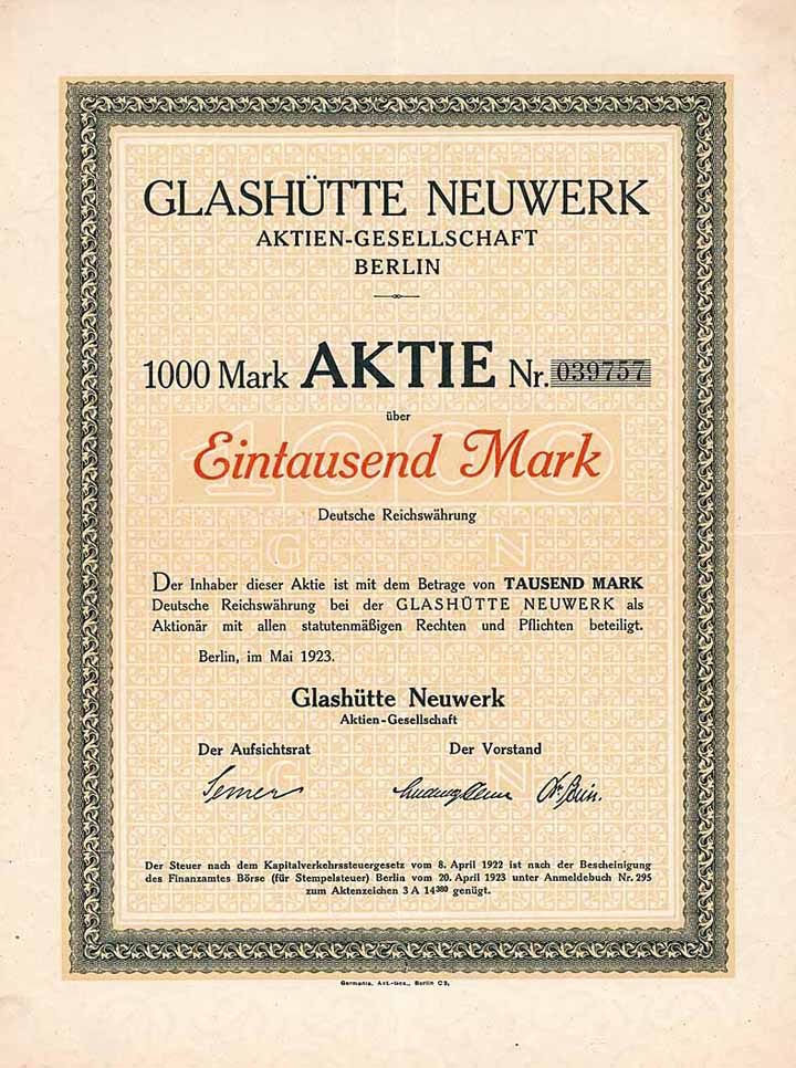 Glashütte Neuwerk AG