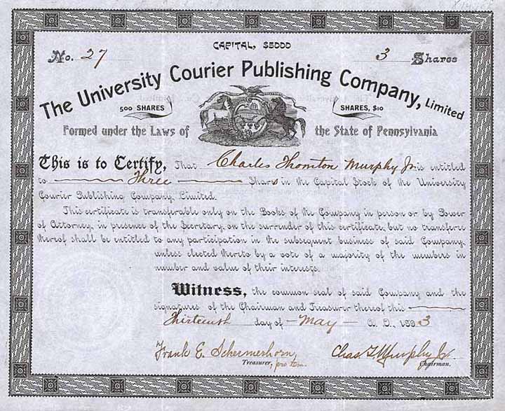 University Courier Publishing Co.