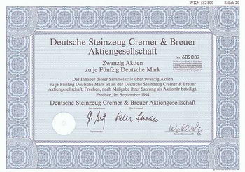 Deutsche Steinzeug Cremer & Breuer AG