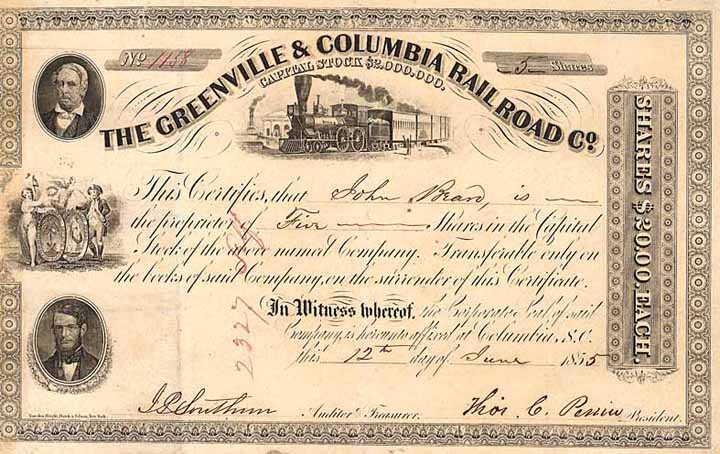 Greenville & Columbia Railroad