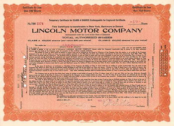 Lincoln Motor Co.