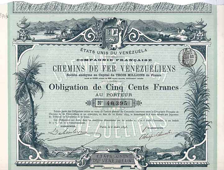 Cie. Francaise de Chemins de Fer Vénézuéliens S.A.