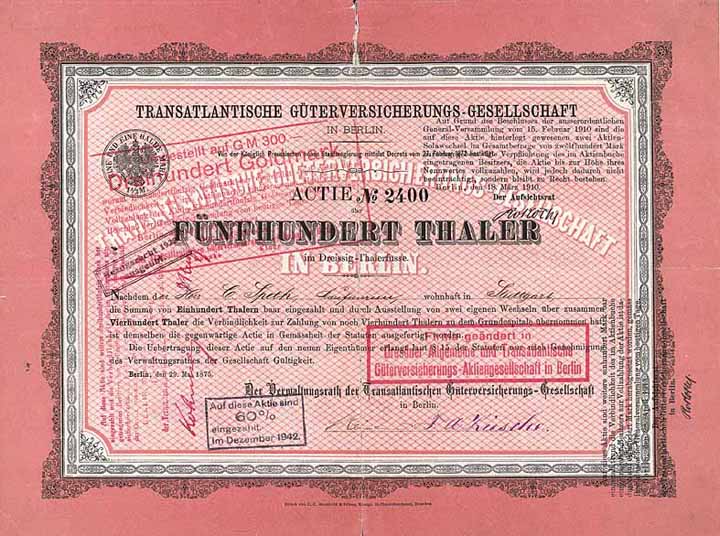 Transatlantische Güterversicherungs-Gesellschaft