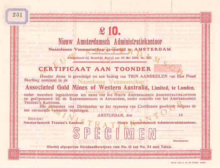 Associated Gold Mines of Western Australia Ltd.