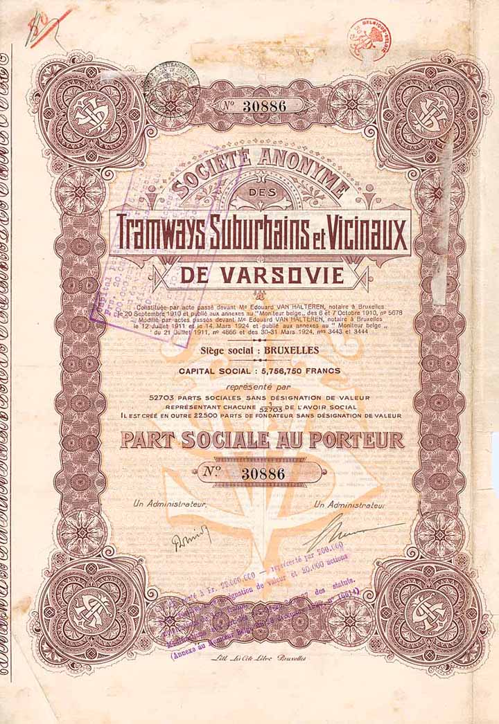 S.A. des Tramways Suburbains et Vicinaux de Varsovie