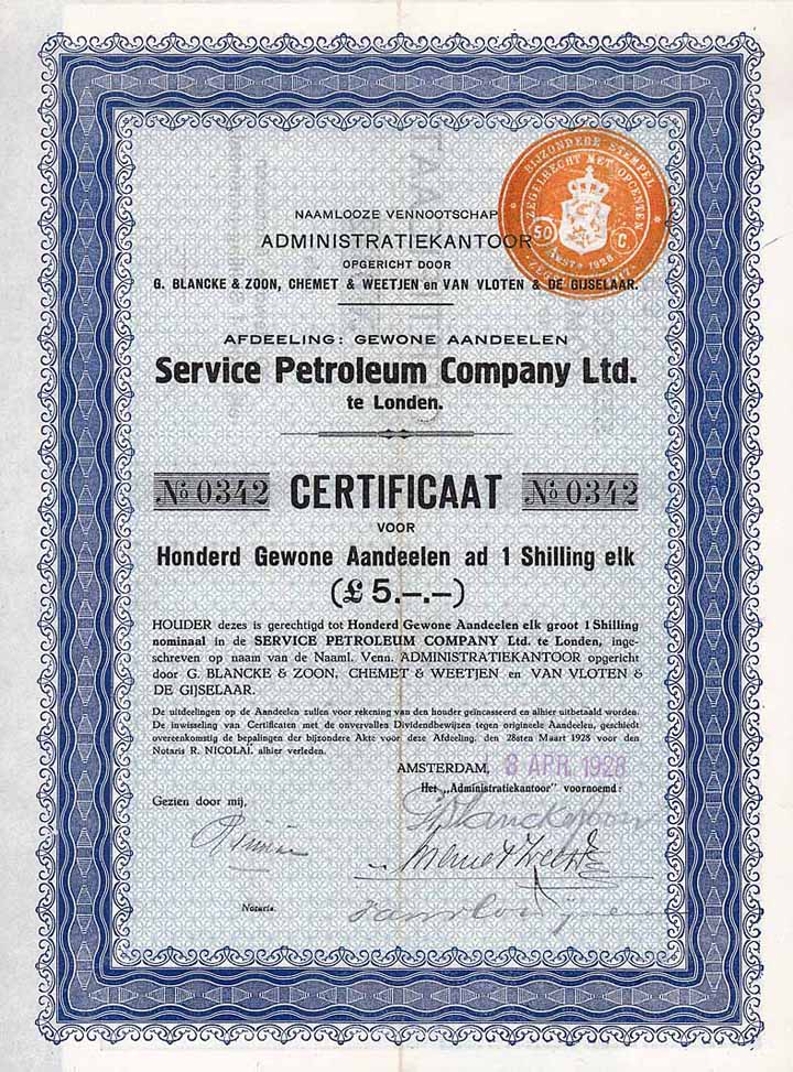 Service Petroleum Co.