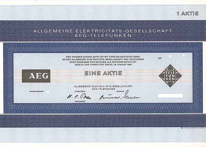 Allgemeine Elektricitäts-Gesellschaft AEG-Telefunken