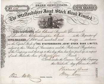 Staffordshire Joint Stock Bank Ltd.