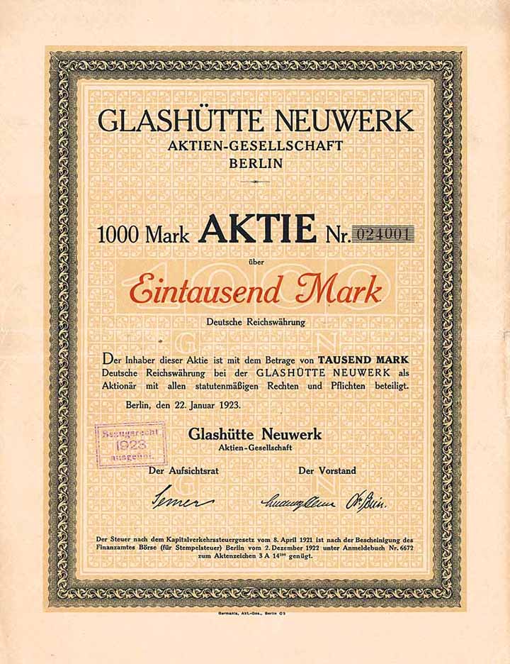 Glashütte Neuwerk AG