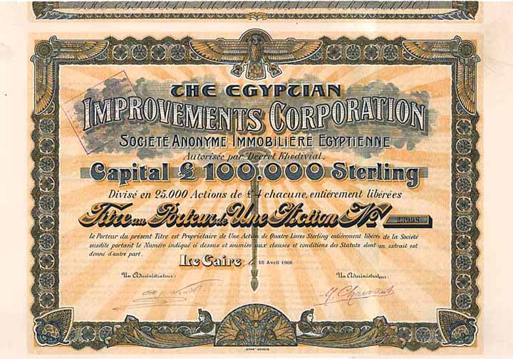 Egyptian Improvements Corporation S.A. Immobilière Egyptienne