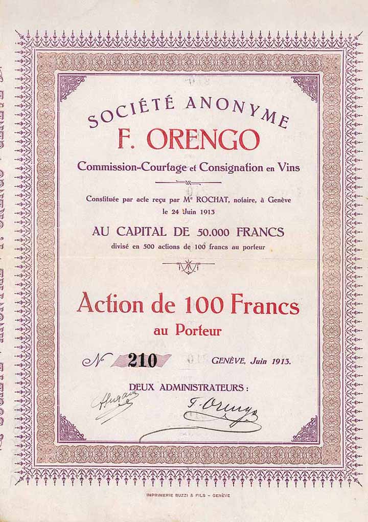 S.A. F. Orengo