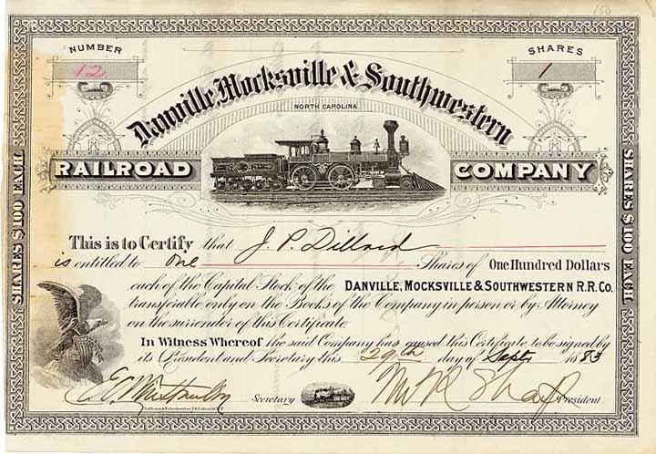 Danville, Mocksville & Southwestern Railroad