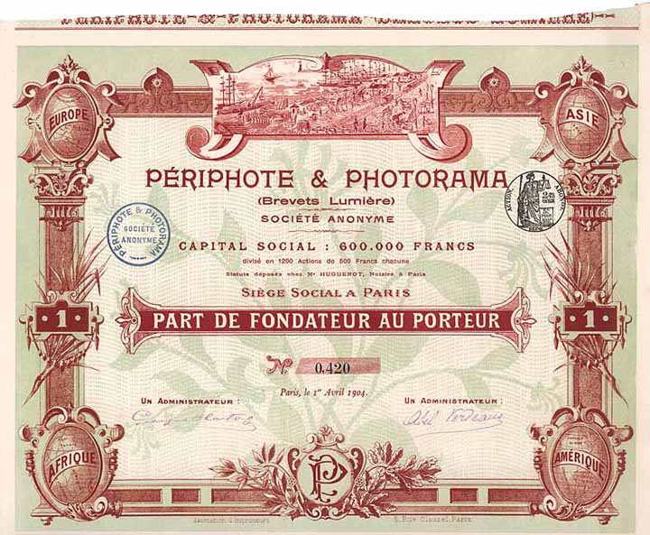 Périphote & Photorama (Brevets Lumière) S.A.