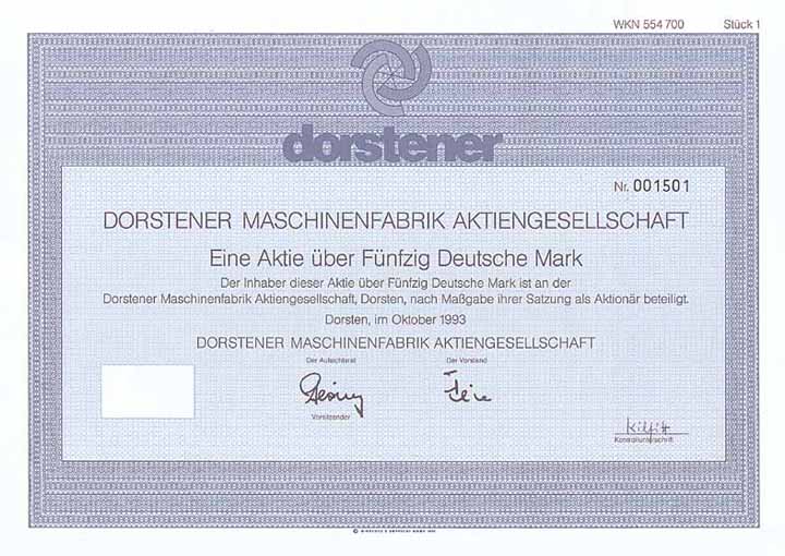 Dorstener Maschinenfabrik AG