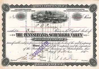 Pennsylvania Schuylkill Valley Railroad