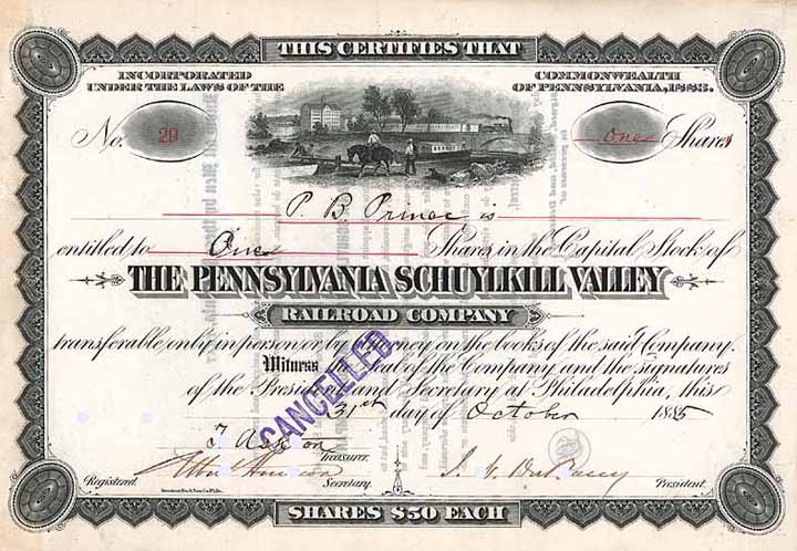 Pennsylvania Schuylkill Valley Railroad