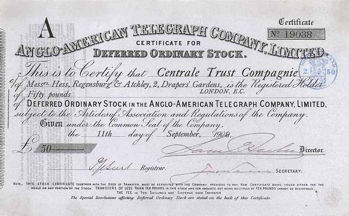 Anglo-American Telegraph Company, Ltd.