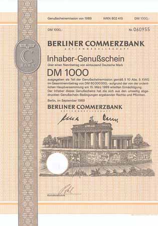 Berliner Commerzbank AG
