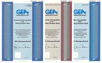GEA AG (6 Stücke)