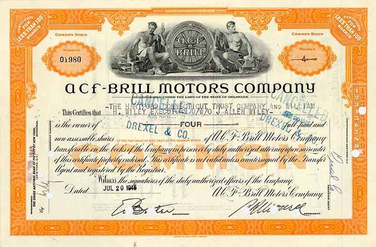 ACF - Brill Motors Co.