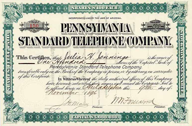 Pennsylvania Standard Telephone Co.
